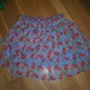 Disney's Alice in Wonderland Floral Skirt